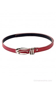 Skyways Red Non Leather Women Belt